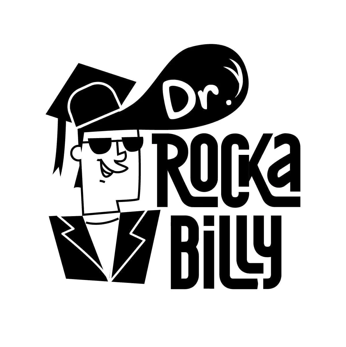 Logotipo diseñado para Dr. Rockabilly